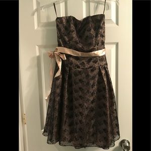 Jessica McClintock Black lace dress